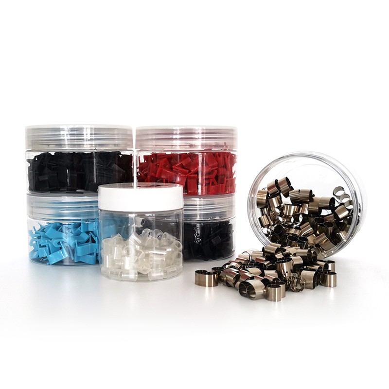 Metallografische inlay transparante clip/driehoekige clip/roestvrijstalen montageclip/rijclip