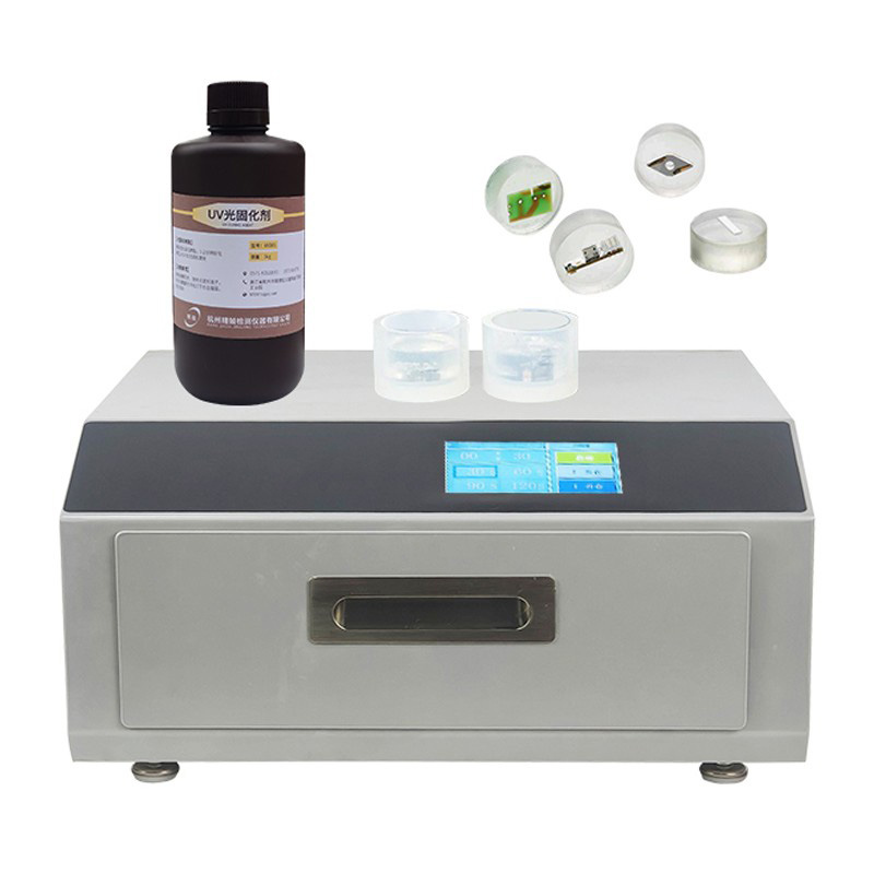 UV-lichtuithardende montagemachine voor metallografische monsters